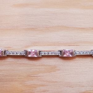 PINK TENNIS BRACELET